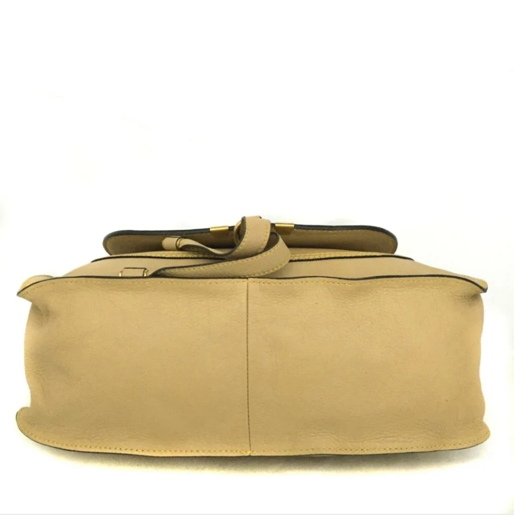 Chloe Marcie Brown Leather Hand Bag w/Shoulder Strap - Picture 5 of 11